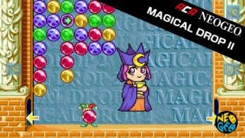 [Act.] ACA NeoGeo: Magical Drop II será el juego de NeoGeo que llegará a Switch la semana que viene