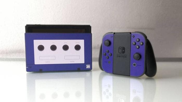 Así luce esta skin de GameCube para Nintendo Switch
