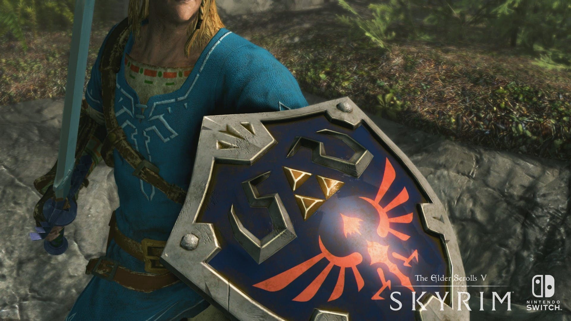 [Act.] Echad un vistazo a este gameplay off-screen en modo portátil de Skyrim con el equipo de Zelda