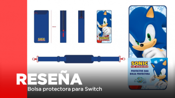 [Reseña] Bolsa protectora de Sonic The Hedgehog para Switch de Indeca