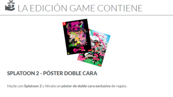 Reserva Splatoon 2 en GAME España y llévate este póster a doble cara de regalo