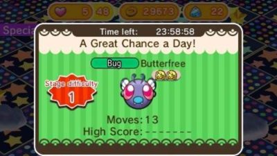 Novedades en Pokémon Shuffle: Nuevo Safari Pokémon, Butterfree y regreso de varias fases