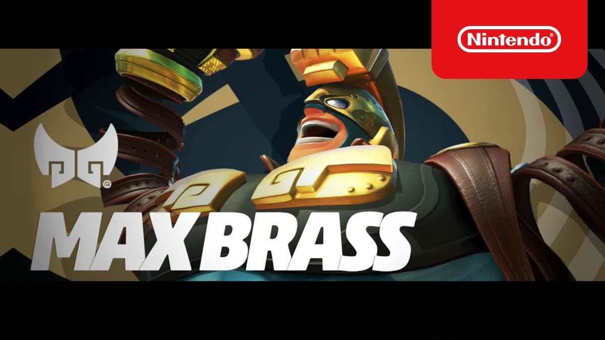 Vídeo promocional de Max Brass como personaje jugable en ARMS