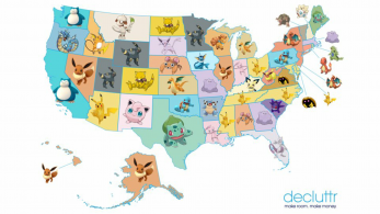 Estos son los Pokémon más ansiados por los jugadores de Pokémon GO en los diferentes estados de Estados Unidos