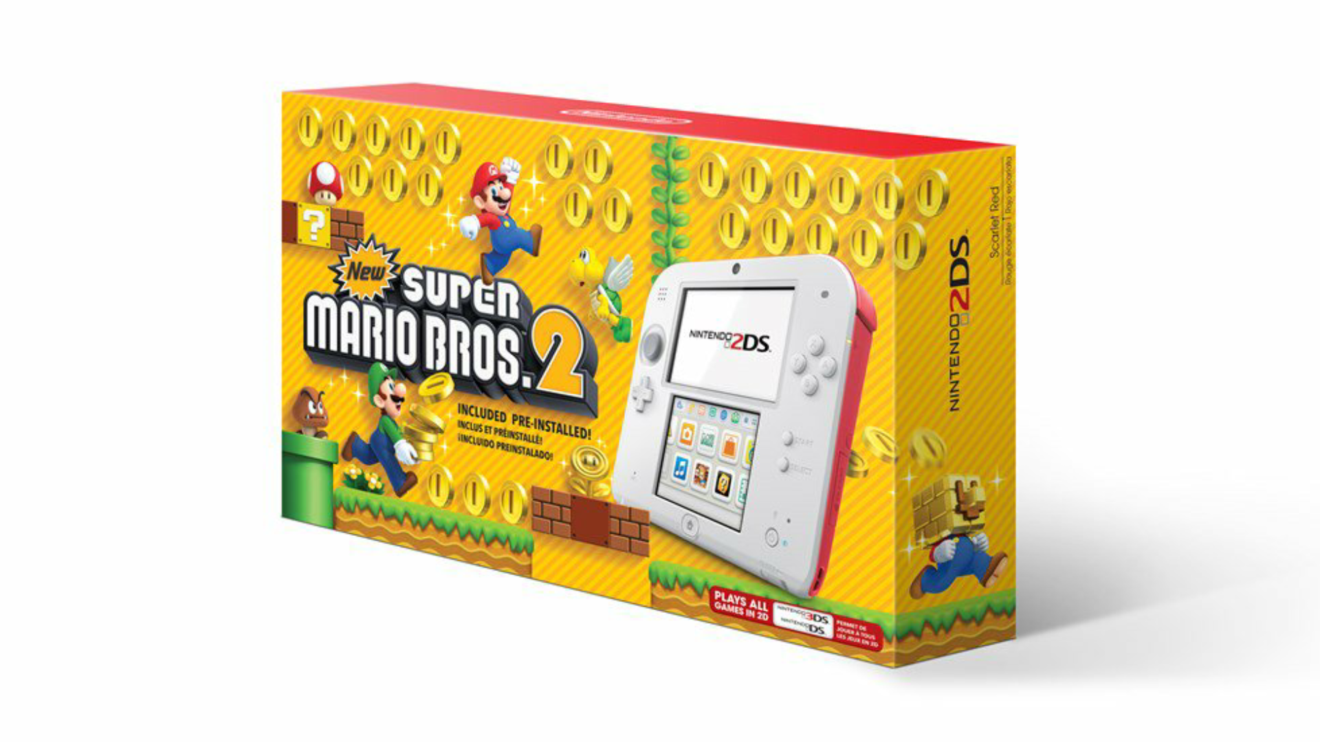 Este pack de 2DS con New Super Mario Bros. 2 llegará a América el 25 de agosto