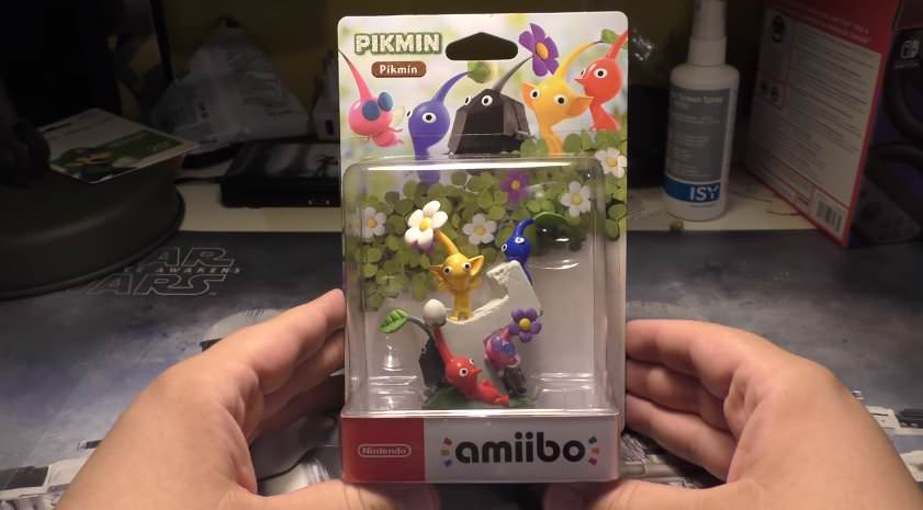 Unboxing del nuevo amiibo de Pikmin