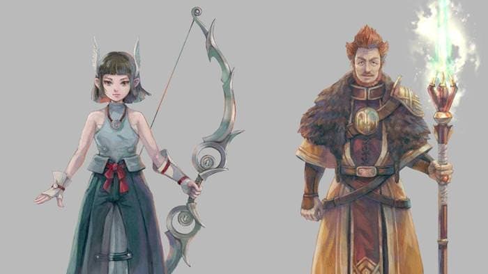 Lost Sphear: Detalles sobre los personajes Sherra y Obaro y la armadura mecanizada Vulcosuit