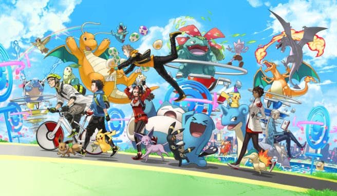 Pokémon GO celebra su primer aniversario con un nuevo arte