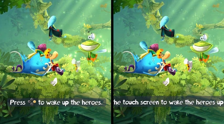 Comparativa en vídeo de Rayman Legends en Switch y Wii U