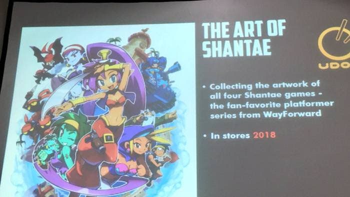 El libro The Art of Shantae verá la luz en 2018