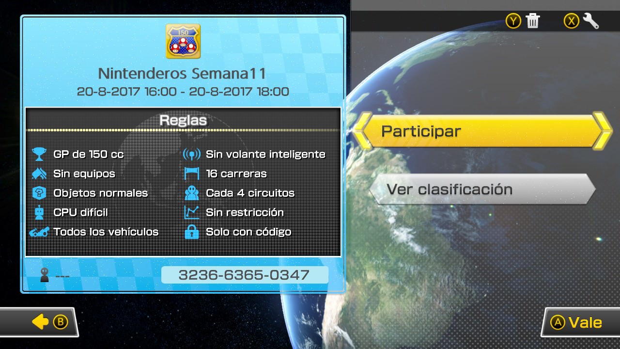 Torneo oficial nacional de Mario Kart 8 Deluxe | Nintenderos semana 11
