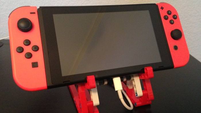 Echa un vistazo a este ingenioso soporte ajustable para Switch creado con piezas de LEGO