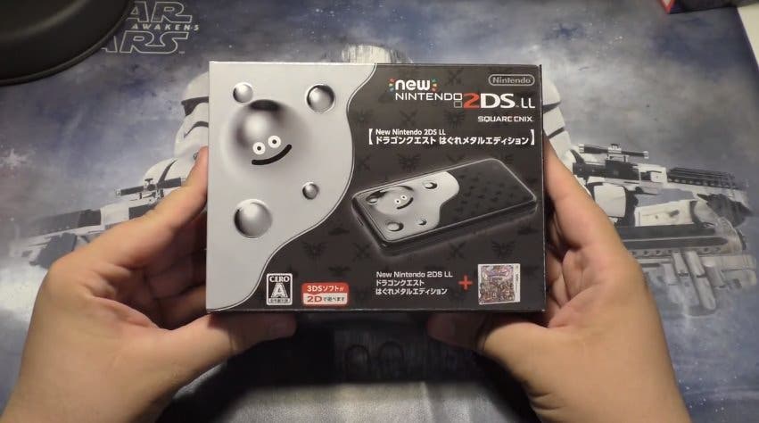 Unboxing de la New Nintendo 2DS XL Dragon Quest Liquid Metal Slime Edition