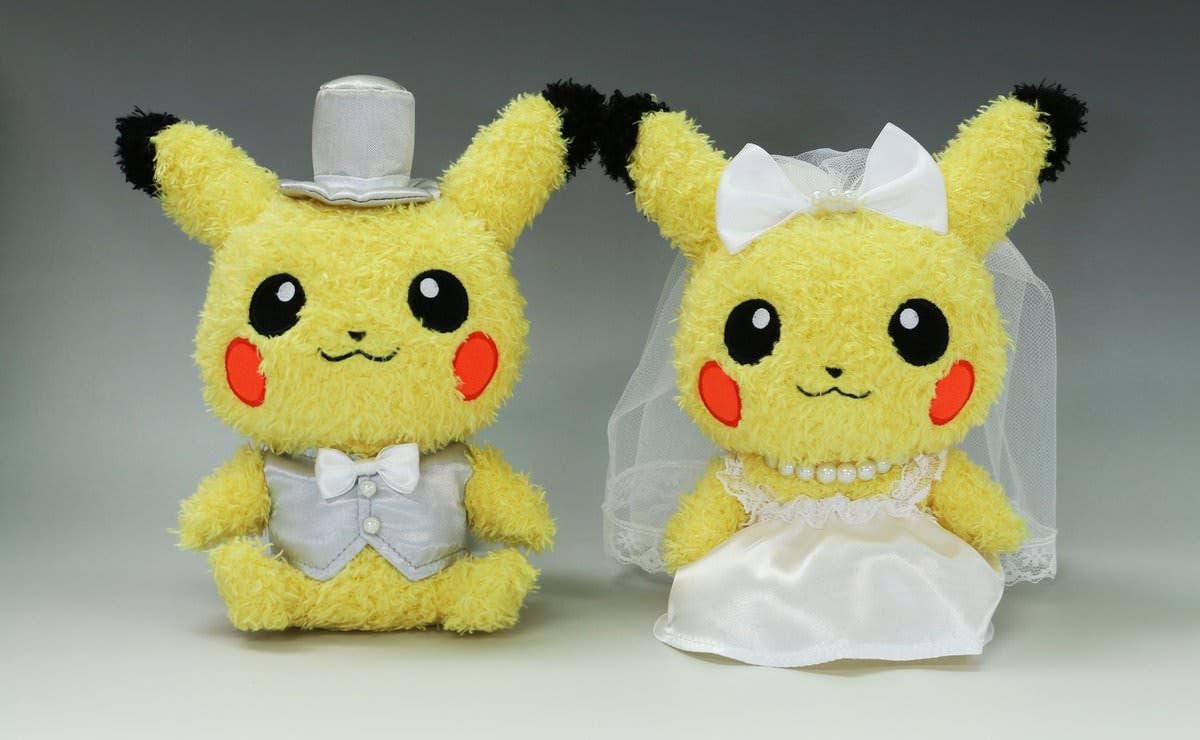 Agotados en Japón los peluches de Pikachu de boda