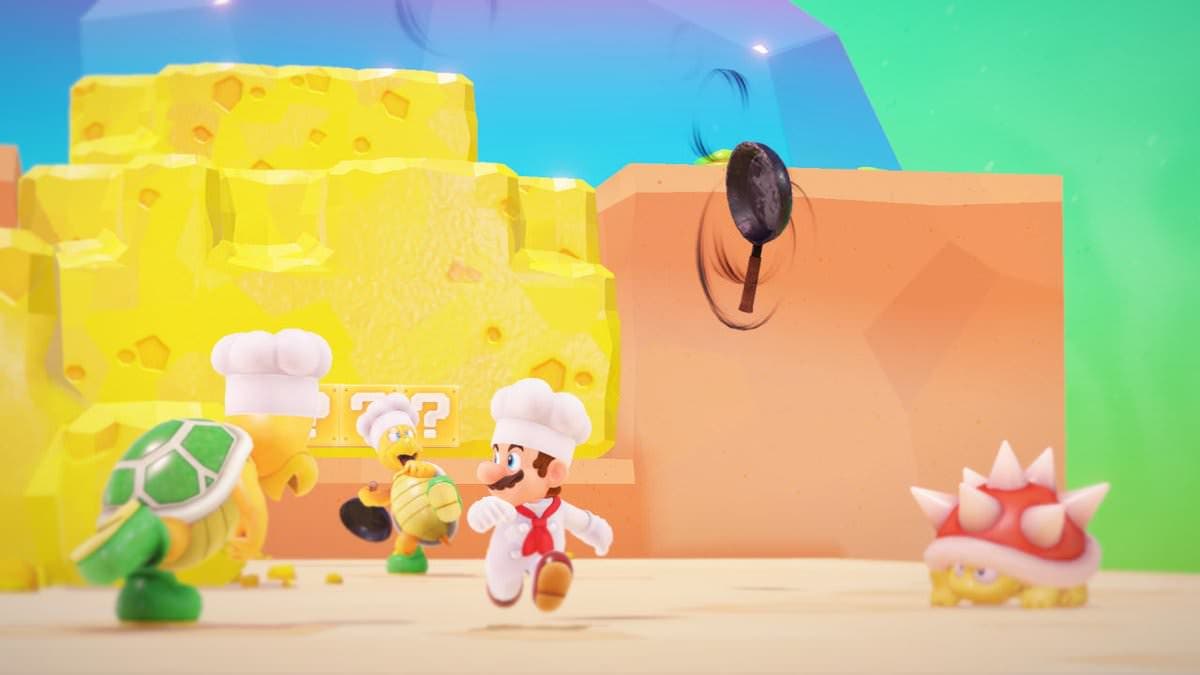 [Act.] Detalles y gameplays del Reino de los fogones de Super Mario Odyssey mostrado en la Gamescom 2017