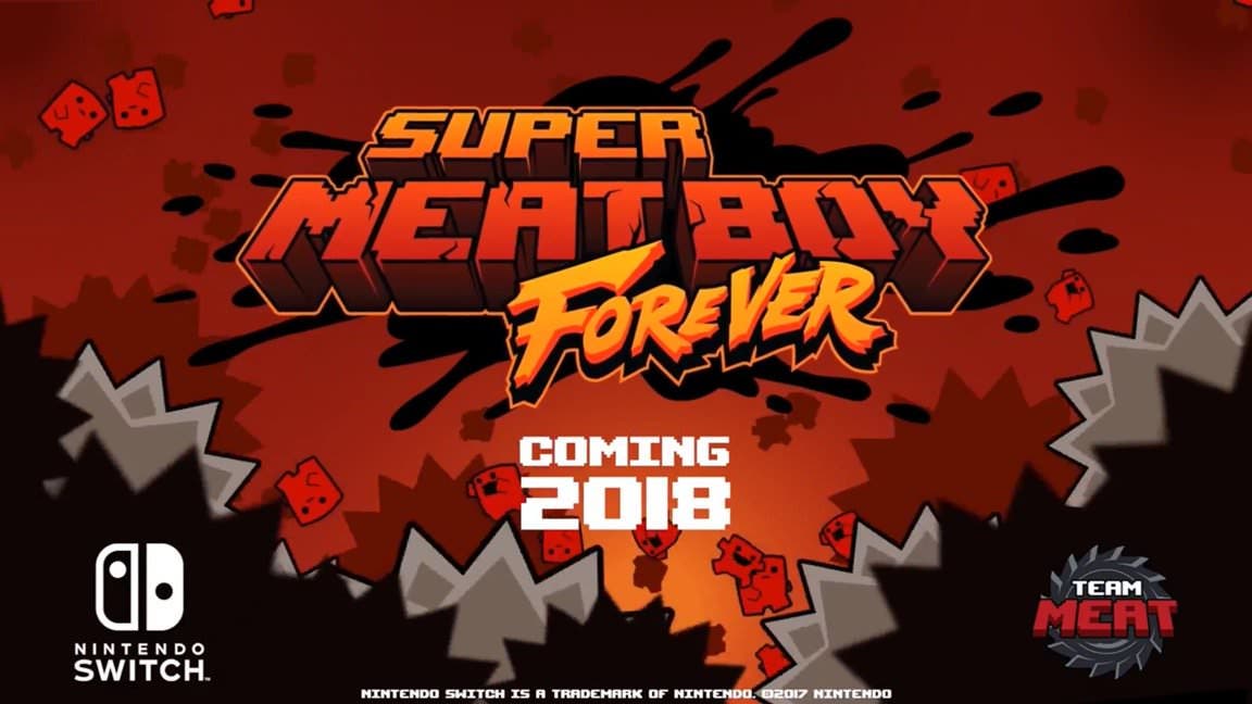 Super Meat Boy Forever llegará a Nintendo Switch en la primavera de 2018