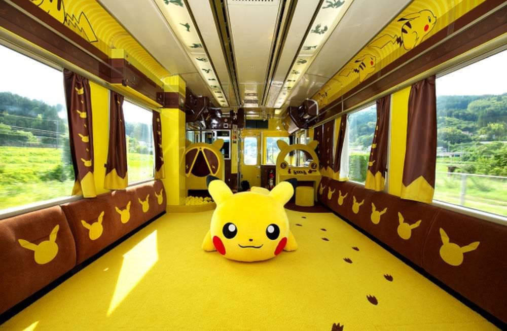 [Act.] Observa este tren decorado con temática de Pikachu