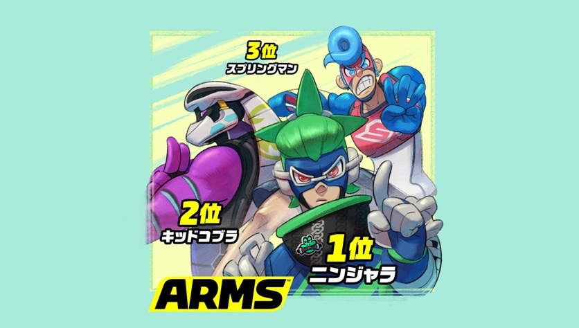 [Act.] Estos son los tres personajes más usados de la versión 2.1 de ARMS