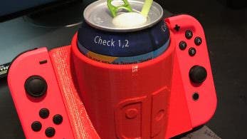 Un usuario ha creado un accesorio para mantener tu bebida fría con los Joy-Con de Switch