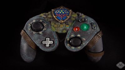 Echa un vistazo a este impresionante mando Fight Pad de Wii U personalizado al más puro estilo zeldero