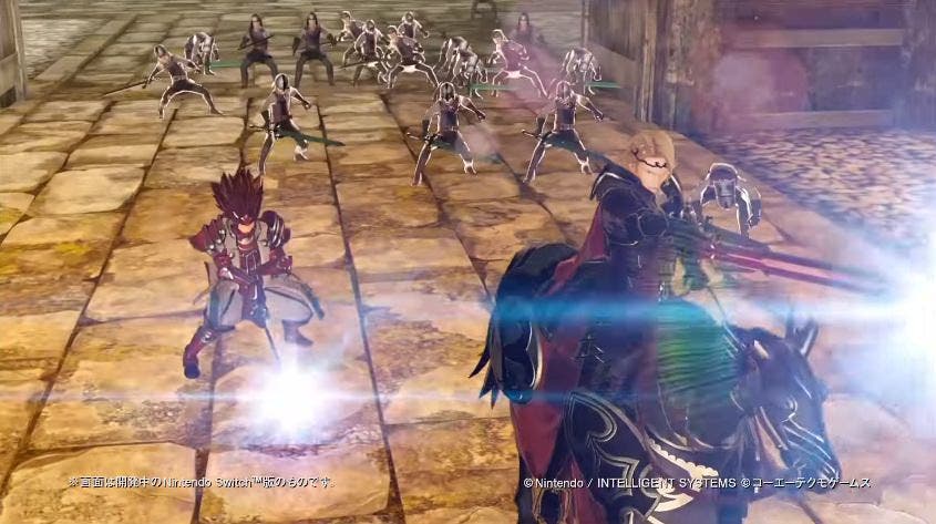 Xander y Ryoma realizan un ataque combinado en este clip de Fire Emblem Warriors