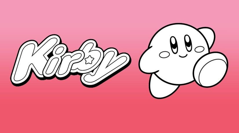 Nintendo comparte un cuadernillo para colorear de Kirby por su 25º aniversario