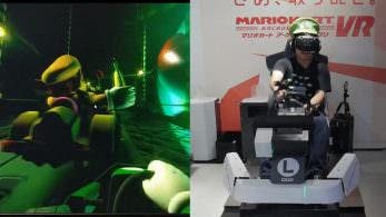 Este vídeo nos muestra la diversión que ofrece Mario Kart Arcade GP VR
