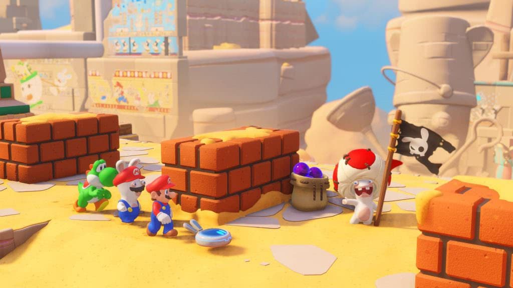 Mario + Rabbids Kingdom Battle corre a 900p en el dock, 720p en modo portátil