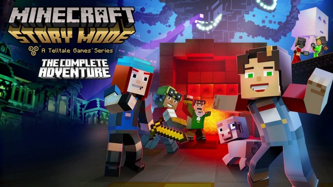 [Act.] Minecraft: Story Mode – The Complete Adventure llegará este mes a Nintendo Switch