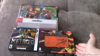 Unboxing de la New 3DS XL de Metroid, la edición especial de Samus Returns y los amiibo de Samus y Metroide