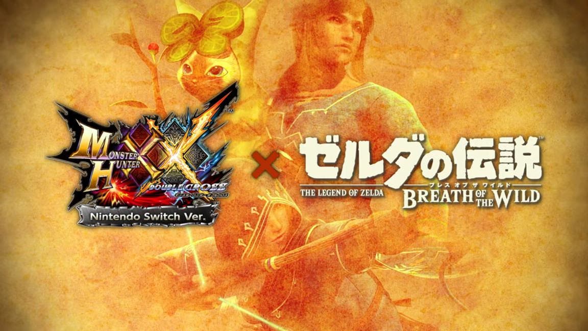 Tráiler de la colaboración entre Monster Hunter XX y Zelda: Breath of the Wild en Switch