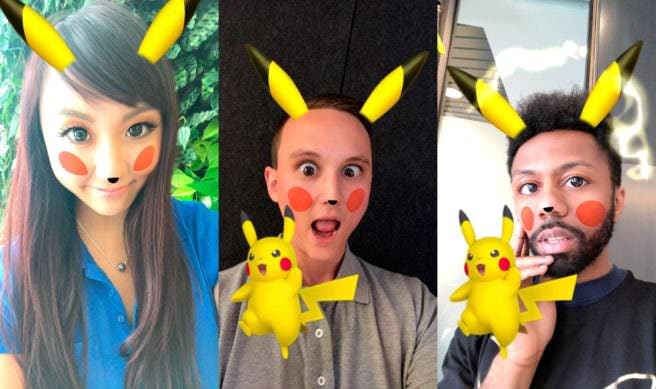 Pikachu llega a Snapchat
