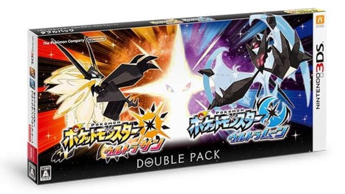 Así es el Double Pack de Pokémon Ultrasol y Ultraluna para Japón