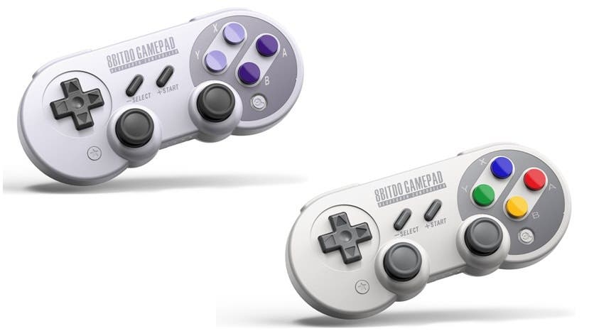 8Bitdo anuncia los mandos SN30 y SF30, compatibles con Nintendo Switch