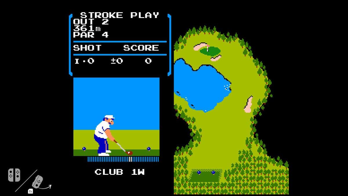 Encuentran Golf de NES oculto en el firmware de Nintendo Switch