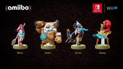 Los amiibo de los elegidos de Zelda: Breath of the Wild se lanzarán el 10 de noviembre