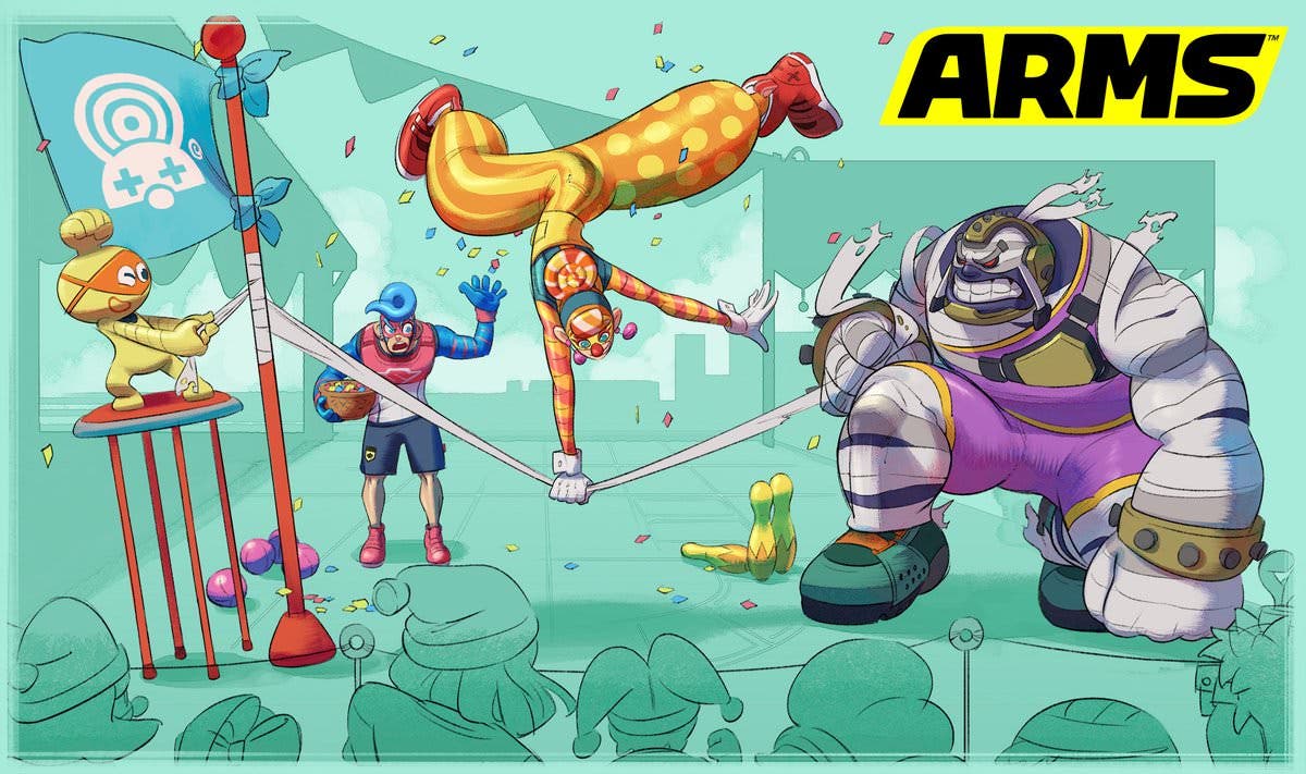 Así luce el último arte oficial de ARMS, protagonizado por Lola Pop