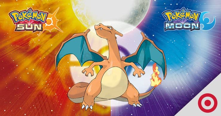 [Act.] Target distribuirá un Charizard para Pokémon Sol y Luna a partir del 1 de octubre, vídeo de distribución