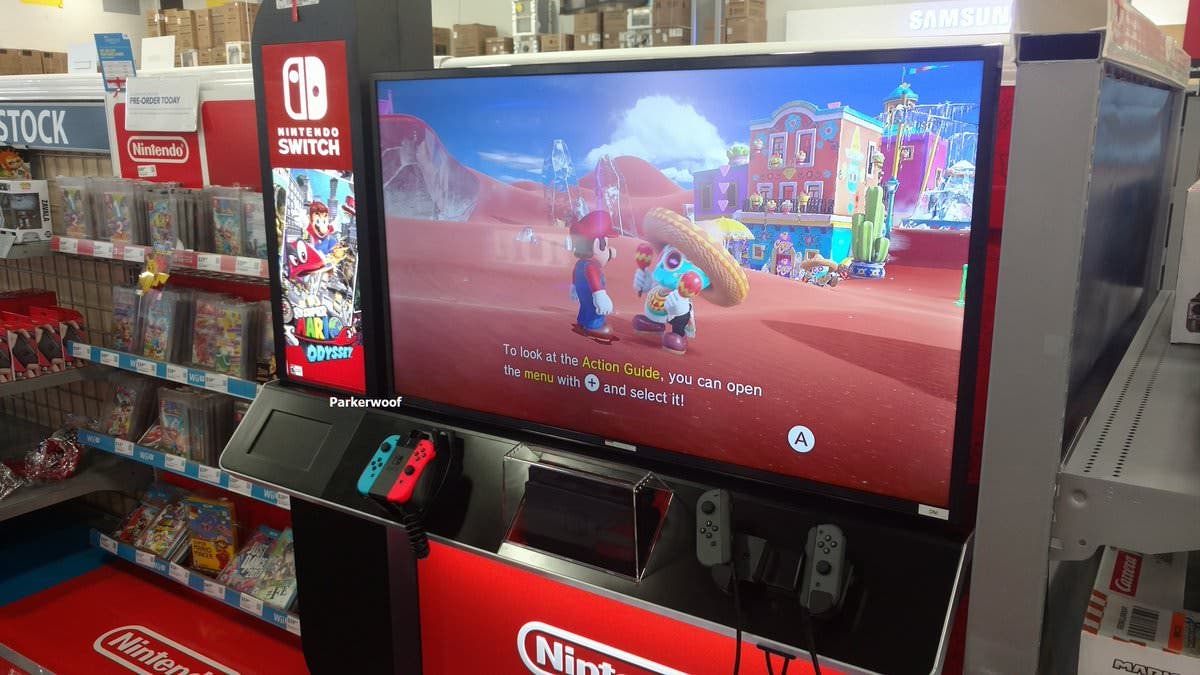 Comienzan a aparecer demos de Super Mario Odyssey en algunas tiendas de Best Buy