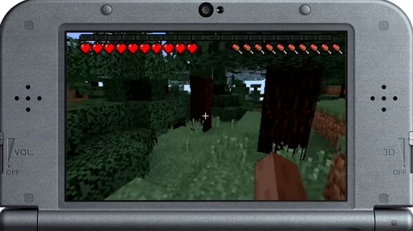 Primer gameplay de Minecraft: New 3DS Edition