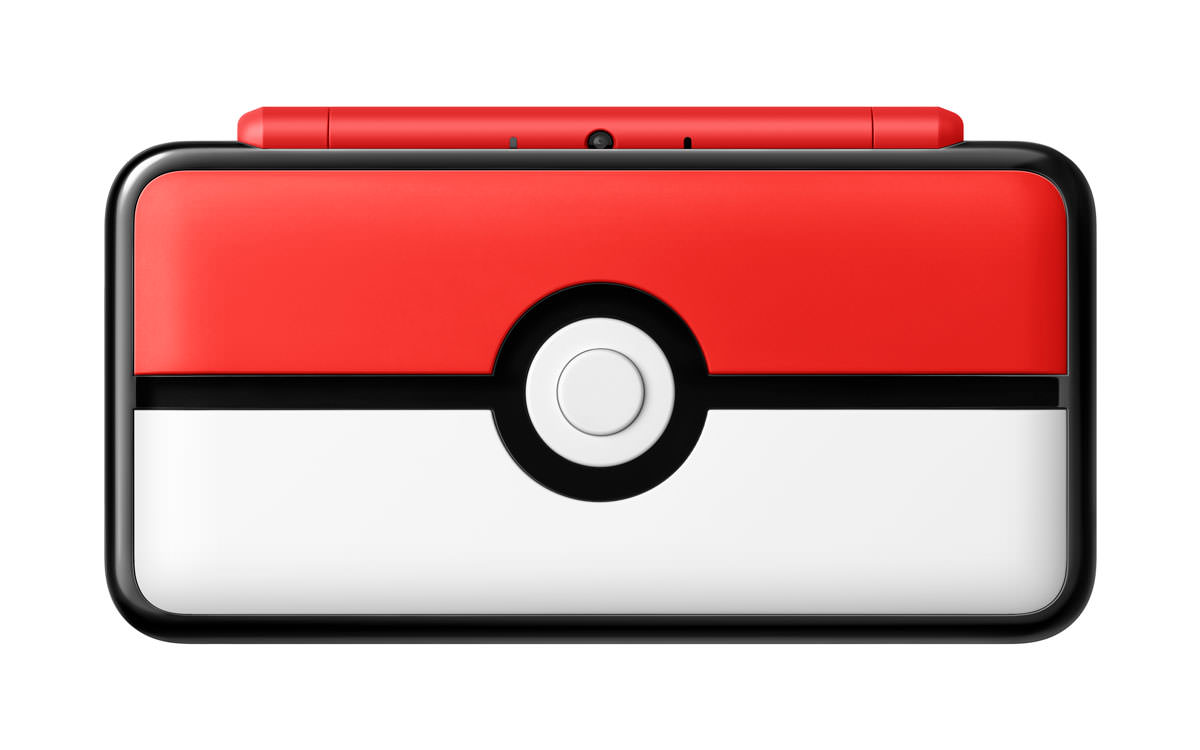 El centro de la New Nintendo 2DS XL Poké Ball Edition es un botón que podemos presionar