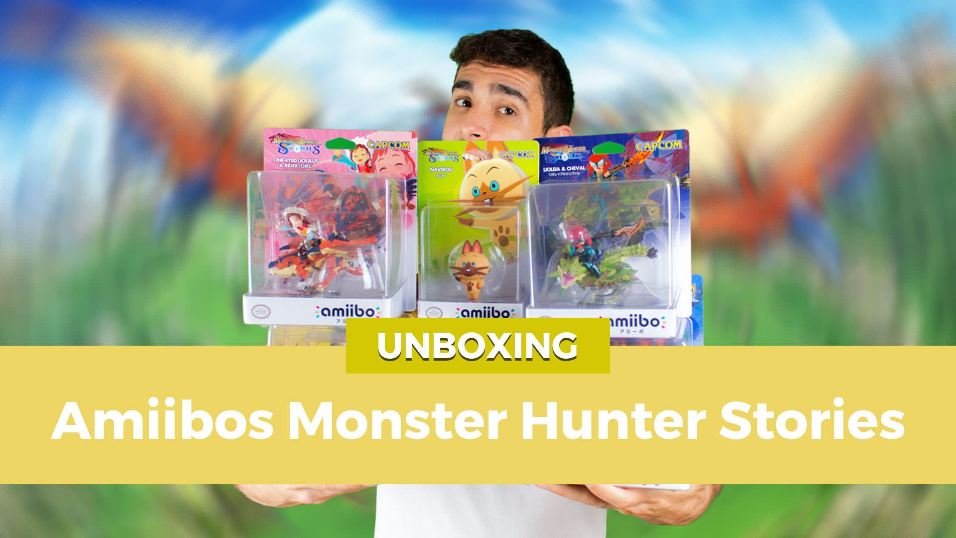 [Vídeo] Unboxing salvaje de los amiibo de Monster Hunter Stories