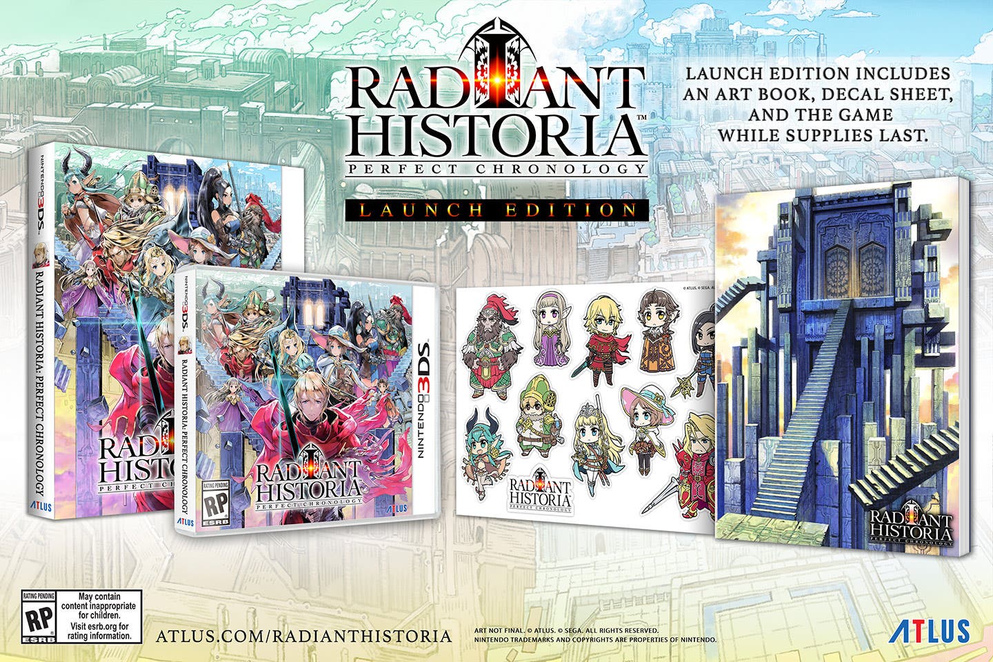 Se anuncia Radiant Historia: Perfect Chronology Launch Edition y llegará a principios de 2018