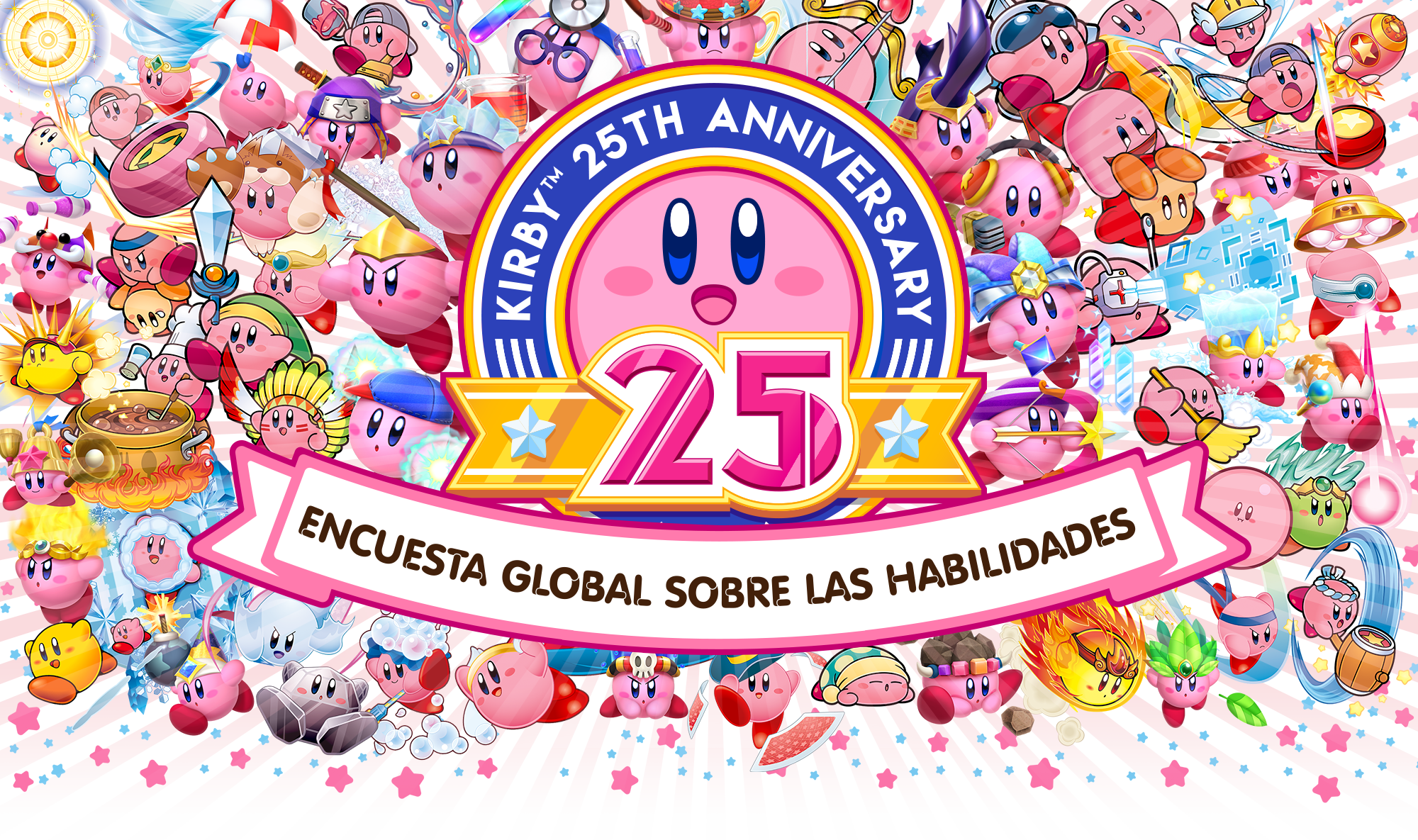 Ya puedes votar por tu habilidad de Kirby favorita en el sitio web oficial de Nintendo