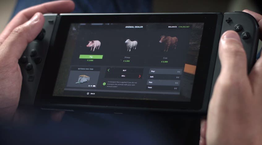 Echa un vistazo al tráiler de Farming Simulator: Nintendo Switch Edition