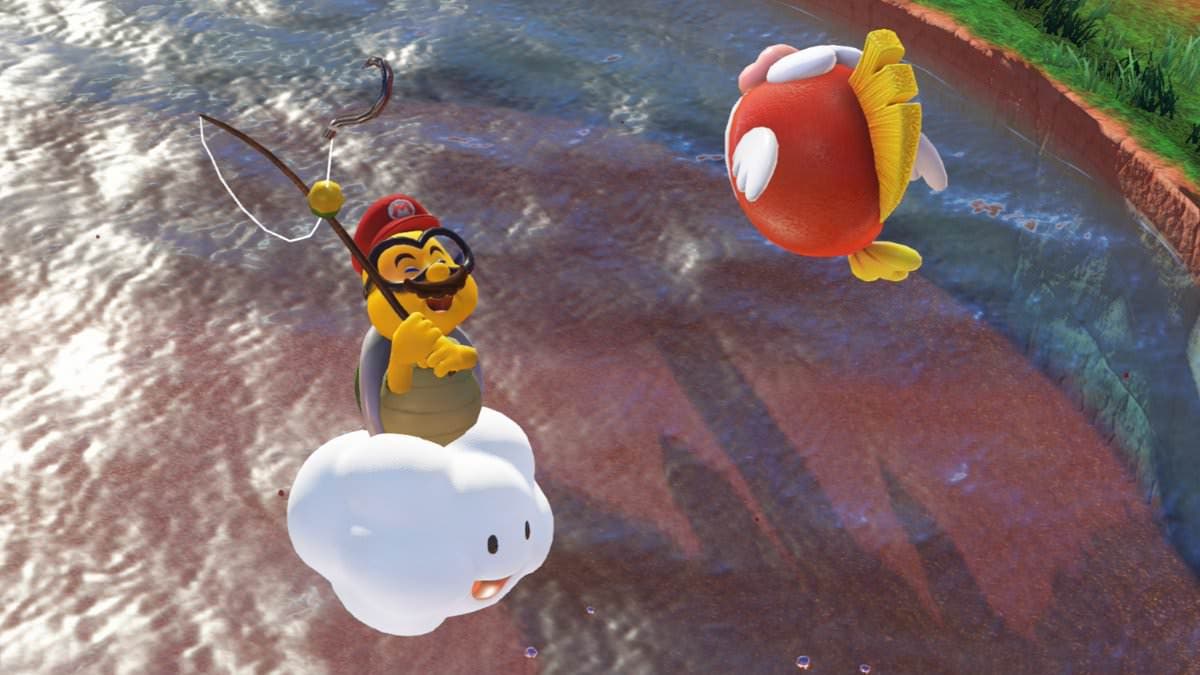 Otro vistazo a la captura de Lakitu en Super Mario Odyssey