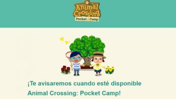 Ya puedes registrarte para que Nintendo te avise cuando Animal Crossing: Pocket Camp esté disponible