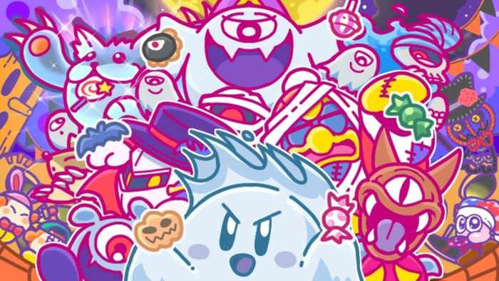 Kirby se disfraza por Halloween en este nuevo arte oficial
