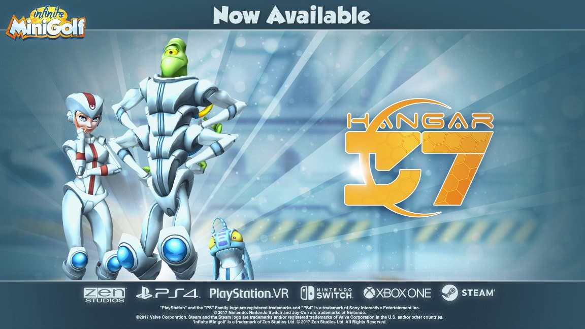 [Act.] Infinite Minigolf recibe el DLC gratuito Hangar 37