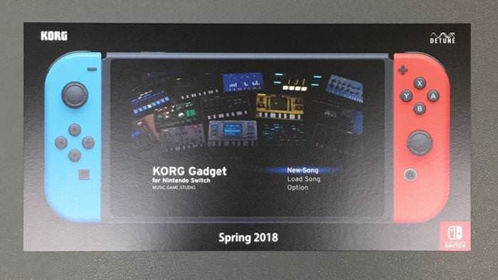 KORG Gadget llegará a Nintendo Switch en la primavera de 2018